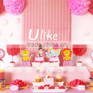 Popular Tissue Paper Fans Ceiling Decoration For Parties Party Decoration For Kids thumbnail-3