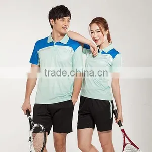 Customized Sexy Tennis Uniforms Cuted Couple Polo Shirt Design,Tennis Training Jerseys thumbnail-4