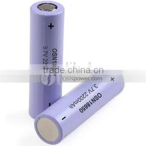 Hot Sell 2200mAh 18650 3.7V Cylinder Lithium Ion Lithium Battery Cell thumbnail-1