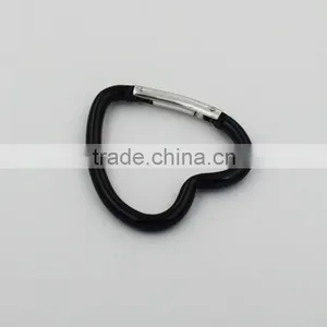 Heart-shaped Spring Carabiner Keychain thumbnail-3