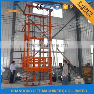 Electric Hydraulic Goods Elevator Warehouse Cargo Material Lifting Platform thumbnail-2