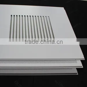 Rustproof Perforated T Grid Metal Office False Ceiling 600x600mm thumbnail-2