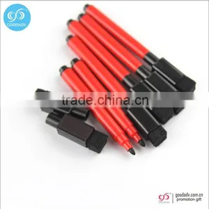 Wholesale Black Ink Dry Erase Markers Bulk Felt Tip Magnetic Mini Erasable Pen thumbnail-2