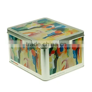 Rectangular and Paint Impression PatternTin Box& Tin Can& Tin Packaging Box thumbnail-2