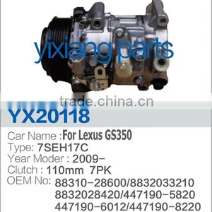 High Quality 7SEH17C 7PK 88310-28600 Electric Car Auto AC Compressor Parts thumbnail-2