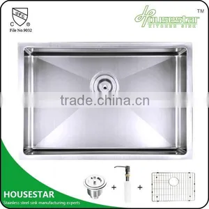 Undermount Single Handmade Sink Square Stainless Steel Sink Stainless Steel Hand Sink With Clips Kitchen Sink thumbnail-3