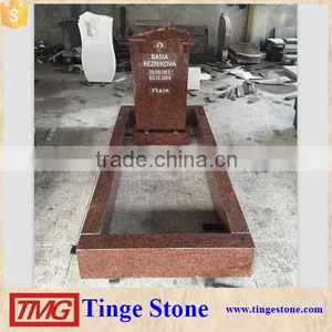 Multicolor Red Granite Gravestone With Good Price thumbnail-5