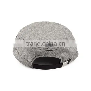 2015 Hot Sell Promotional 100% Cotton Chinese Strapback Army Cap Wholesale thumbnail-3