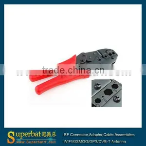 Ratchet Cable Ferrules Crimping Tool for RG178 RG316 RG174 LMR100 RG58 Crimping Pliers thumbnail-1