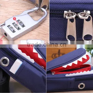 Shark Style Kids Pencil Case For Boys Zipper Children Pouch Bag Student Pen Box For Primary School Bag Accessory thumbnail-5