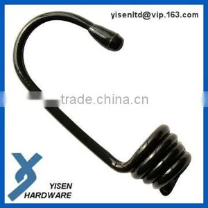 Heavy Duty Adjustable Black Carbon Tension Spring Hook thumbnail-1