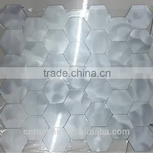 Siliver Color Mosaic Tile Adhesive no Grout thumbnail-1