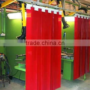 High Temperature Resistant Plastics Welding Curtain With Hanger thumbnail-1