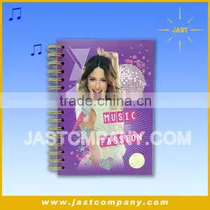 Personalized Hardcover Music Notebook, Promotional Spiral Music Notebook thumbnail-2