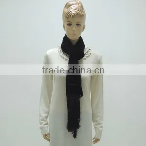 TYS160 2013 Fashion 100%silk Burnt-out Velvet Scarves With Suture thumbnail-1