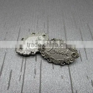 Cloud Shape Antique Metal Tags For Clothing thumbnail-1