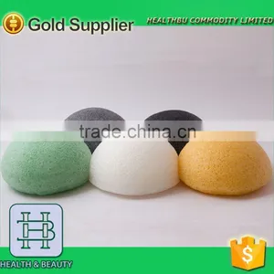 Hot Selling for Amazon 100% Natural&Handmade Konjac Facial Sponge thumbnail-1