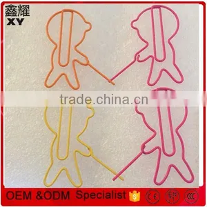Metal Wire Stationery Types of OEM Design Colorful Paper Clips thumbnail-4
