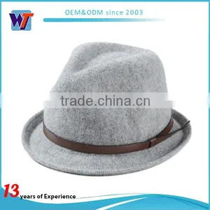 Blank Promotional Short Brim Felt Hat thumbnail-2