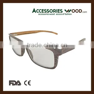 Quality Colorful Square Opticals Wooden Optical Glasses thumbnail-5