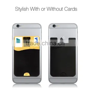 Universal Silicon Card Pouch for Mobile Phones thumbnail-4
