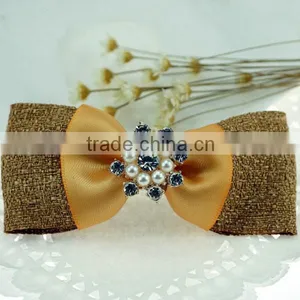 Super Quality Best-Selling Jute Ribbon Bow for Bottle Decoration thumbnail-2