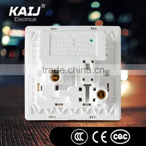 Wall Mounted Double 2 Usb Universal Switch Socket thumbnail-3