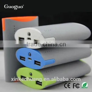 Guoguo 2016 High Quality Dual USB LED Torch Portable 7800mAh Totoro Power Bank for Iphone7 thumbnail-4