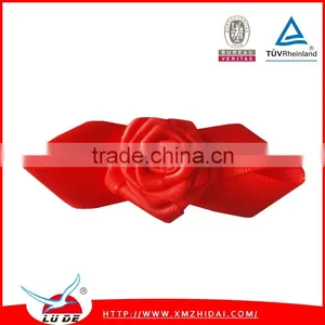 Red Color Ribbon Flowers Handmade Clothing Underwear Decoration Flowers thumbnail-1