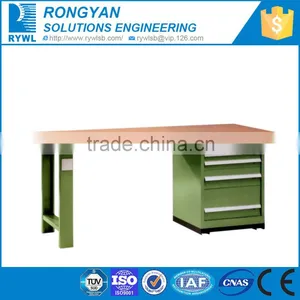 Steel Table Working Bench/mechanics Work Bench With Drawers thumbnail-1
