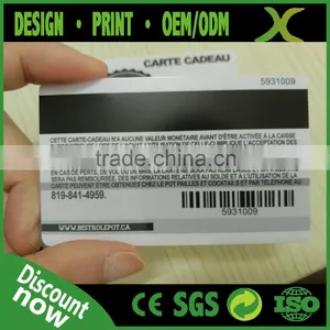 Free Design~~~!!! Plastic Gift Card With Barcode/ Pvc Barcode Card thumbnail-1