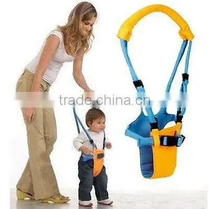 New Belt Moon Baby Walker - Learn To Walk Assistant/Helper - Orange and Blue thumbnail-1