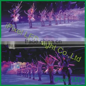 96 Leds Rigid Bar 360 View DMX Vertical Meteor LEDS thumbnail-3