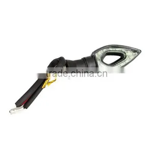 4pcs 12 SMD LED Mini Motorcycle Motorbike Turn Signal Indicators Amber Light + DOP-3X Flasher Relay thumbnail-5