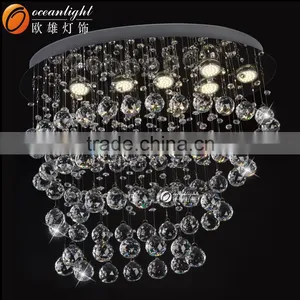 Lamparas Modernas Led Modern Led Lighting Modern Led Crystal Chandelier OM88544W thumbnail-6