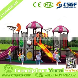 Professional Manufacture Kids Plastic Outdoor Playground Slides thumbnail-1