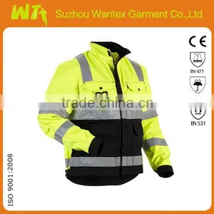 High Visibility Softshell Reflective Jacket for Worker thumbnail-1