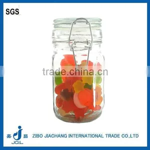 350ml Glass Empty Preserving Honey Jars With Red Ceramic Lid thumbnail-4