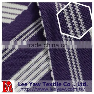 Polyester Full Dull Spandex Pique Stripe Fabric With Anti-bacterial thumbnail-5