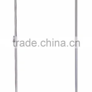 Single Silver Chrome Garment Rack Clothes Drying Rack Stand thumbnail-1