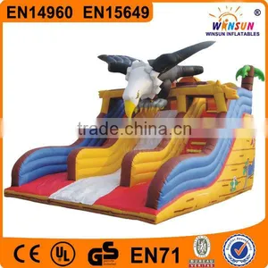 Hot!! Animal Themed WSS-005 Inflatable Eagle Slide Game for Sale thumbnail-1