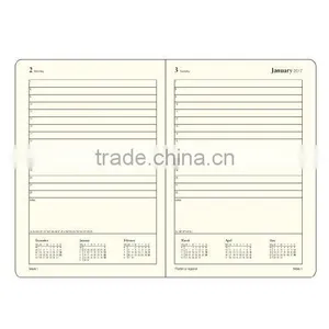 2017 PU Leather Planner Notebook With Power Bank thumbnail-3