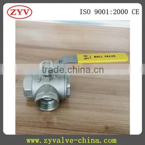 High Quality Three-way 1000psi Ball Valve thumbnail-6
