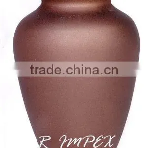 Walnut Brown Finish Urn Aluminium thumbnail-1