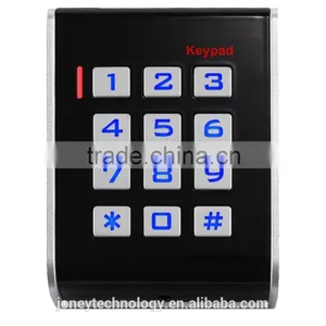 Black/White Single Door Access Control Keypad Device With Wiegand 26 Interface and Alarm Time is Adjustable thumbnail-1