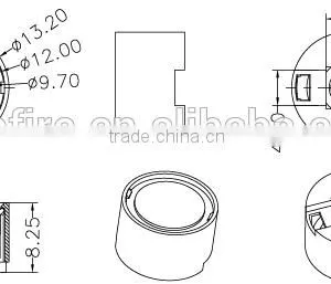 Infrared Lens for Imitation Lumens LED Lens for Led Light thumbnail-3