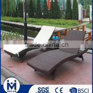 Outdoor Leisure Used Rattan Cheap Garden Sun Loungers thumbnail-1