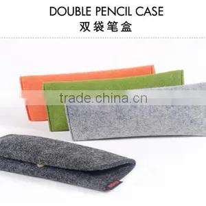 Felt Double Pvc Pencil Pouch for Girls for 2014 New Design thumbnail-1