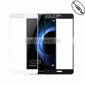 HUYSHE Anti-fingerprint Tempered 2.5D Full Cover Glass Screen Protector for Huawei Honor 8 thumbnail-1