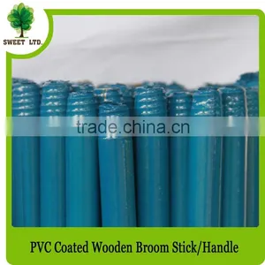 Guangxi Factory Price Plastic Covered Wooden Broom Handle Brush and Mop Stick thumbnail-3